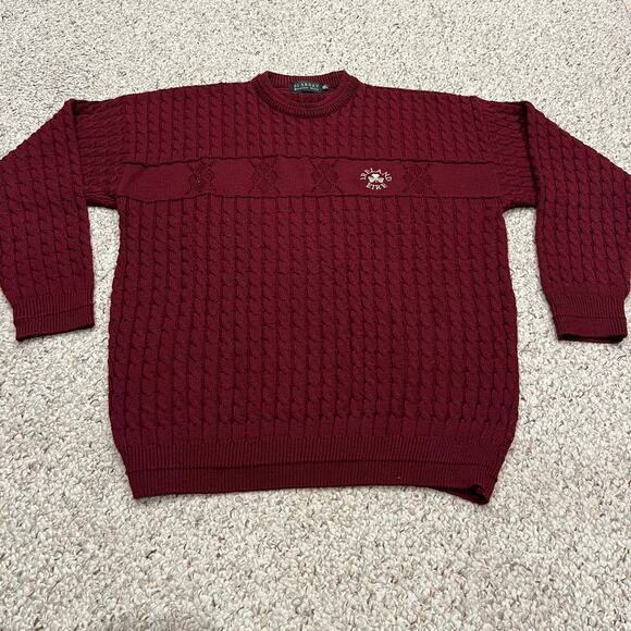 Blarney Woolen Mills Men's Sweater Sz XXL Red Ireland Eire Wool Blend Casual - Picture 8 of 8
